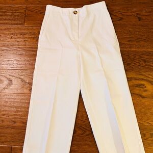 Ann Taylor‎ white cropped Trousers